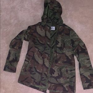 Camo zip jacket